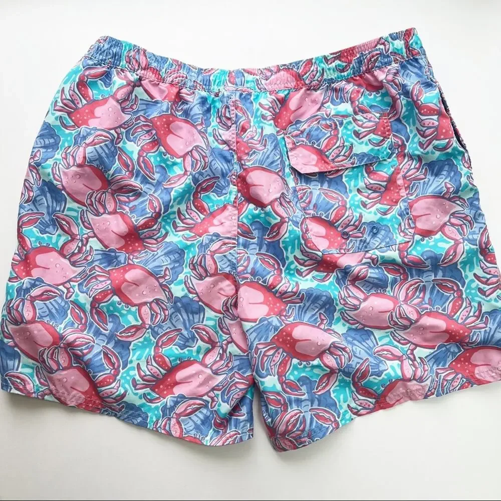 Vineyard Vines Crab Print Swim Shorts Trunks